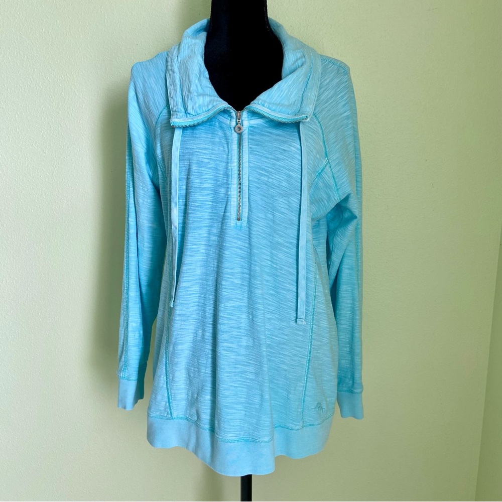 TOMMY BAHAMA Womens Knoll Half Zip Sweatshirt Cotton - Picture 2 of 10